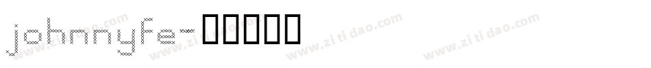 johnnyfe字体转换