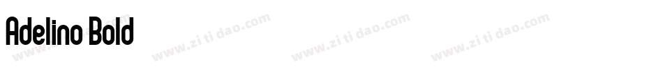 Adelino-Bold字体转换