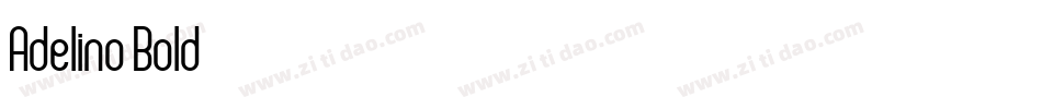 Adelino-Bold字体转换
