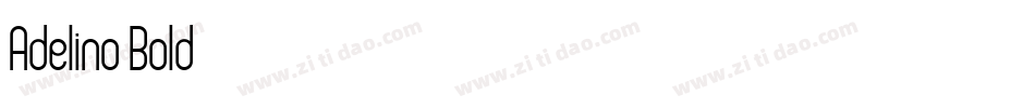 Adelino-Bold字体转换