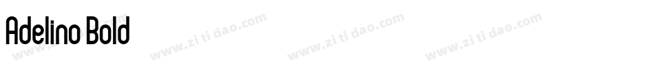 Adelino-Bold字体转换