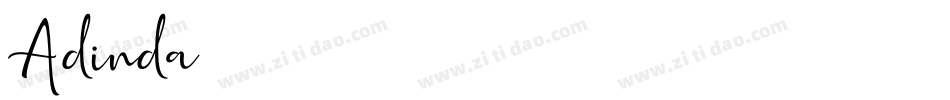 Adinda字体转换