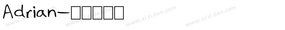 Adrian字体转换
