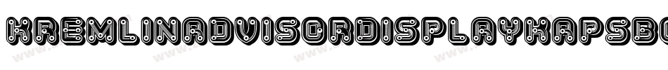 KremlinAdvisorDisplayKapsBold-POGE字体转换