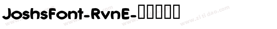 JoshsFont-RvnE字体转换