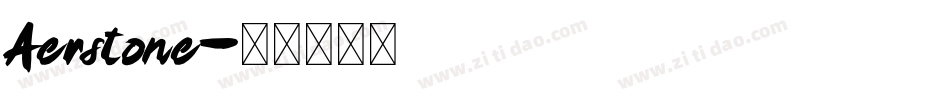 Aerstone字体转换