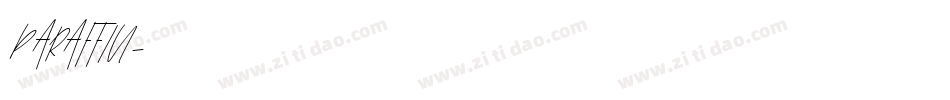 Paraffin字体转换