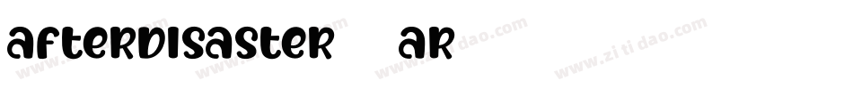 AfterDisaster-76aR字体转换