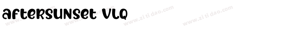 AfterSunset-Vlq0字体转换