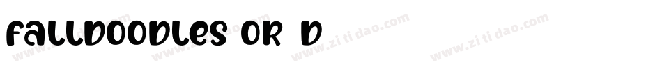 FallDoodles-Or5d字体转换