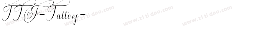 TTF-Tattoef字体转换