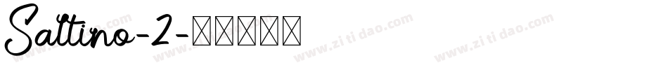 Saltino-2字体转换