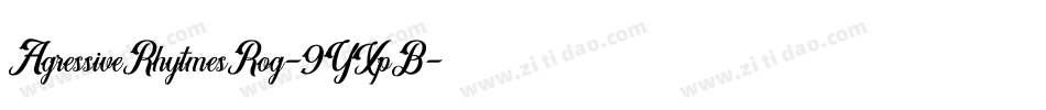 AgressiveRhytmesRog-9YXpB字体转换
