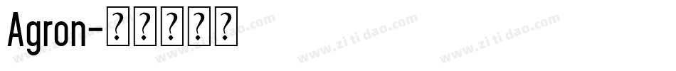 Agron字体转换