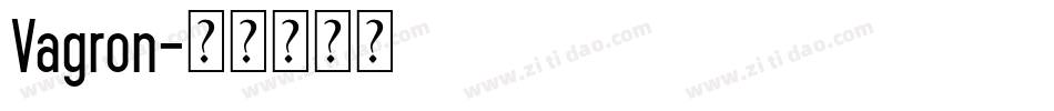 Vagron字体转换