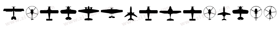 EarthAircraftUniverse-OL8O字体转换