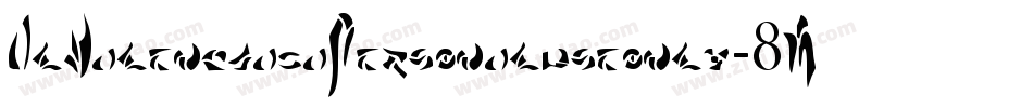 AlValenciagaPersonaluseonly-8MOXD字体转换
