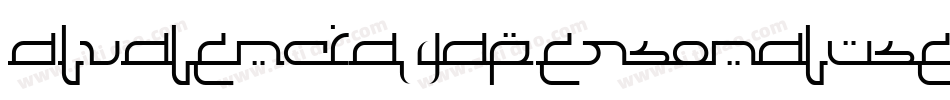 AlValenciagaPersonaluseonly-8MOXD字体转换