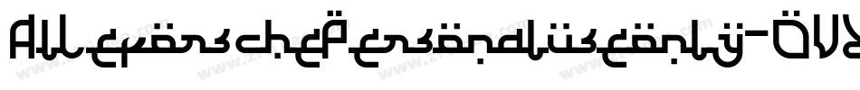 AlLeporschePersonaluseonly-OVZ24字体转换