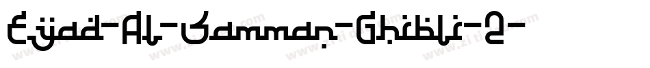 Eyad-Al-Samman-Ghibli-2字体转换