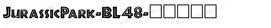 JurassicPark-BL48字体转换