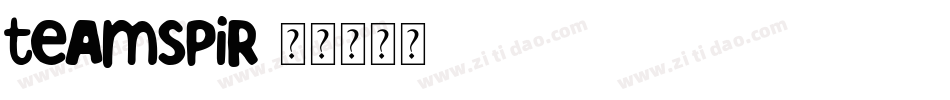 TEAMSPIR字体转换