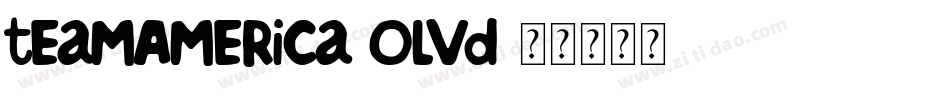 TeamAmerica-oLVd字体转换
