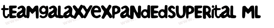 TeamGalaxyExpandedSuperital-mLYm2字体转换