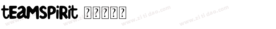 TeamSpirit字体转换