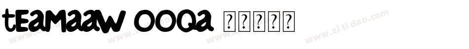 Teamaaw-oOqa字体转换