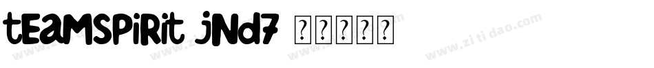 Teamspirit-Jnd7字体转换