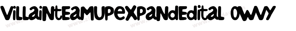 VillainTeamUpExpandedItal-0WvYG字体转换