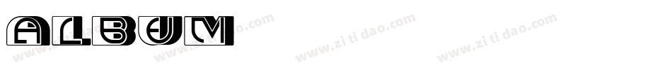 Album字体转换