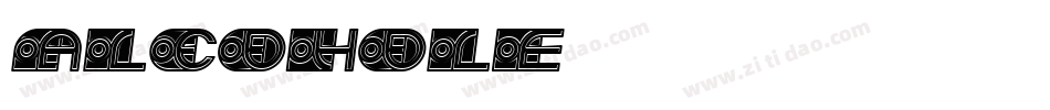 Alcohole字体转换