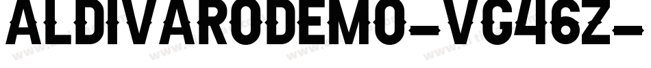 AldivaroDemo-VG46Z字体转换