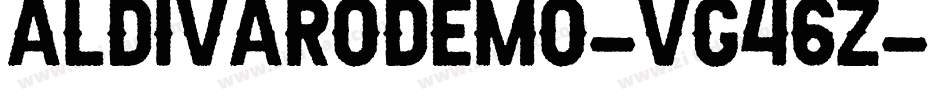 AldivaroDemo-VG46Z字体转换
