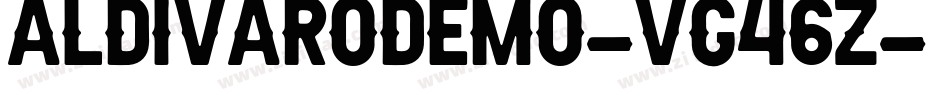 AldivaroDemo-VG46Z字体转换