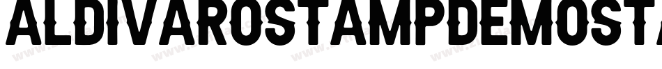 AldivaroStampDemoStamp-qZ2Rr字体转换