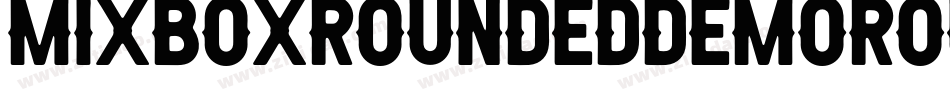 MixboxRoundedDemoRounded-3zlv3字体转换