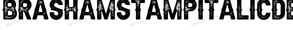 BrashamStampItalicDemoStampItalic-w1oKx字体转换