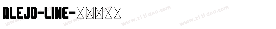 Alejo-Line字体转换