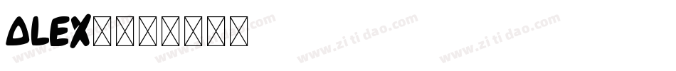 ALEX2字体转换