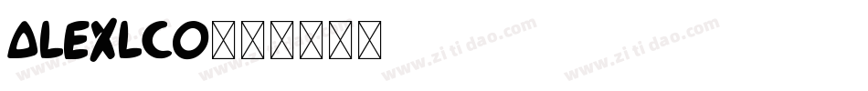 Alexlco字体转换