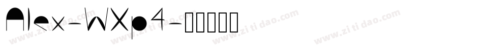 Alex-WXp4字体转换