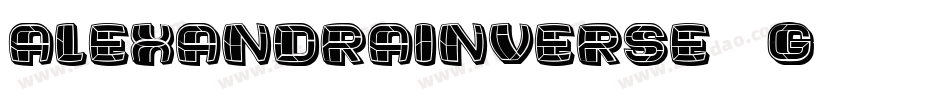 AlexandraInverse-542G字体转换
