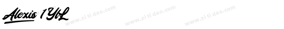 Alexis-1YlL字体转换