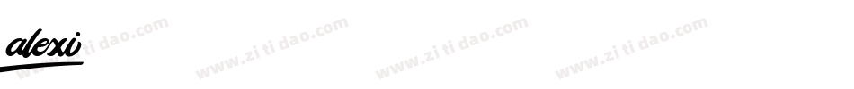 alexi字体转换