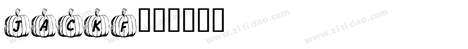 JACKF字体转换