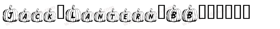 Jack-Lantern-BB字体转换