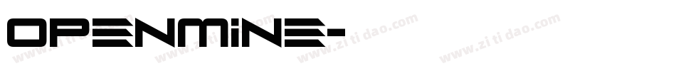 OpenMine字体转换